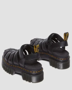 Dr. Martens Sandales Plateformes Ricki Fisherman Noir — Nappa Lux Shop