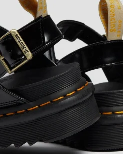 Dr. Martens Sandales Voss Vegan à Brides Noir — Oxford Cheap