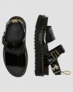 Dr. Martens Sandales Voss Vegan à Brides Noir — Oxford Cheap