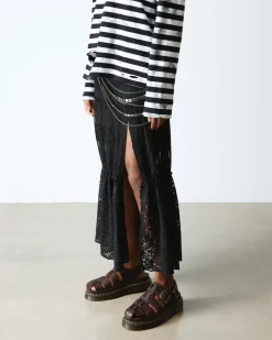 Dr. Martens Sandales Wrenlie Fisherman En Cuir Grizzly Marron foncé — Grizzly Discount