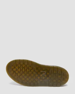 Dr. Martens Sandales Wrenlie Fisherman En Cuir Grizzly Marron foncé — Grizzly Discount